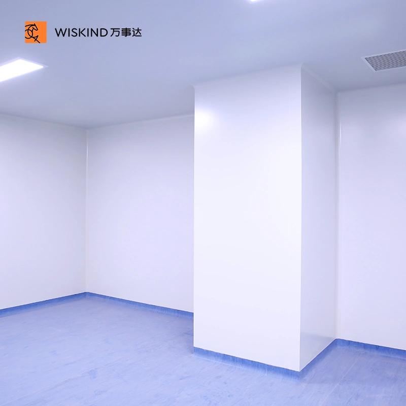 50mm/75mm/100mm/150mm PPGI Rockwool Sandwich Wall Panel Modular Cleanroom