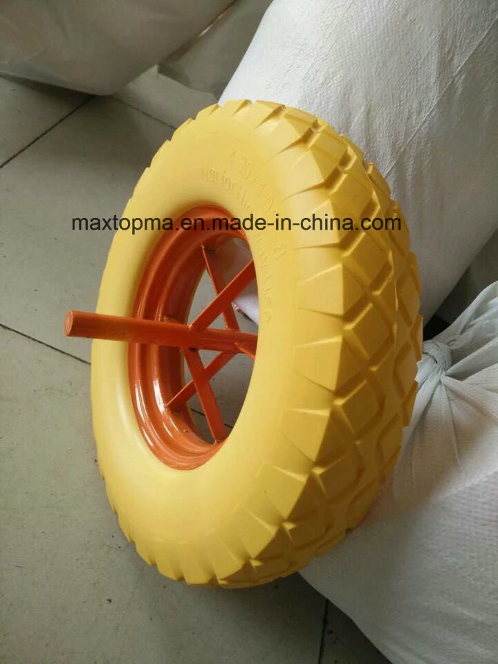 350-4 Qingdao PU Foam Handtruck Wheel