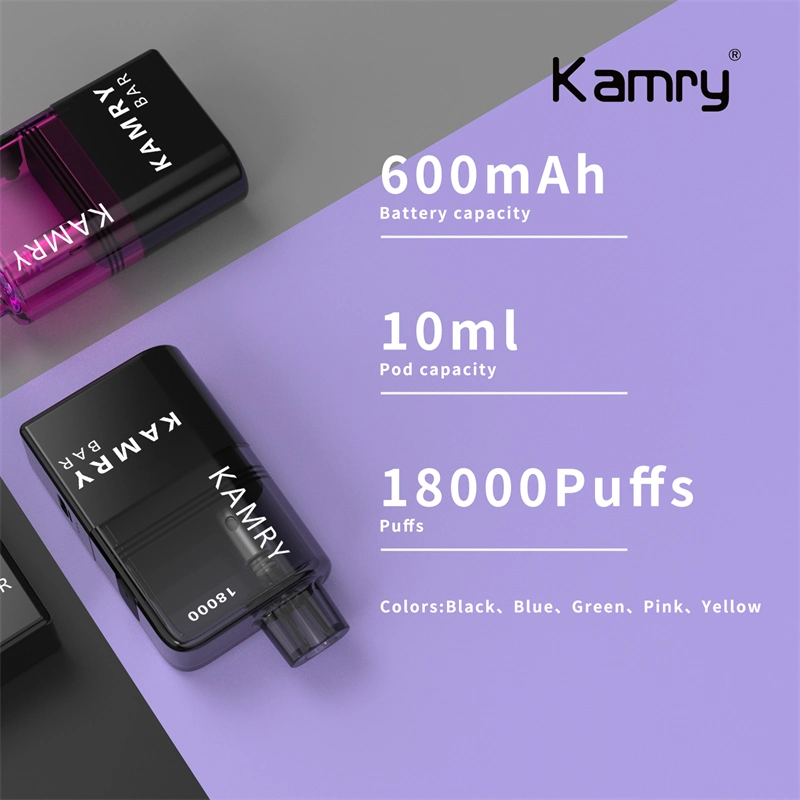 Kamry Bar 18000puff Wholesale/Supplier Big Puff Electric Cigarette Rechargeable Cheap Wape