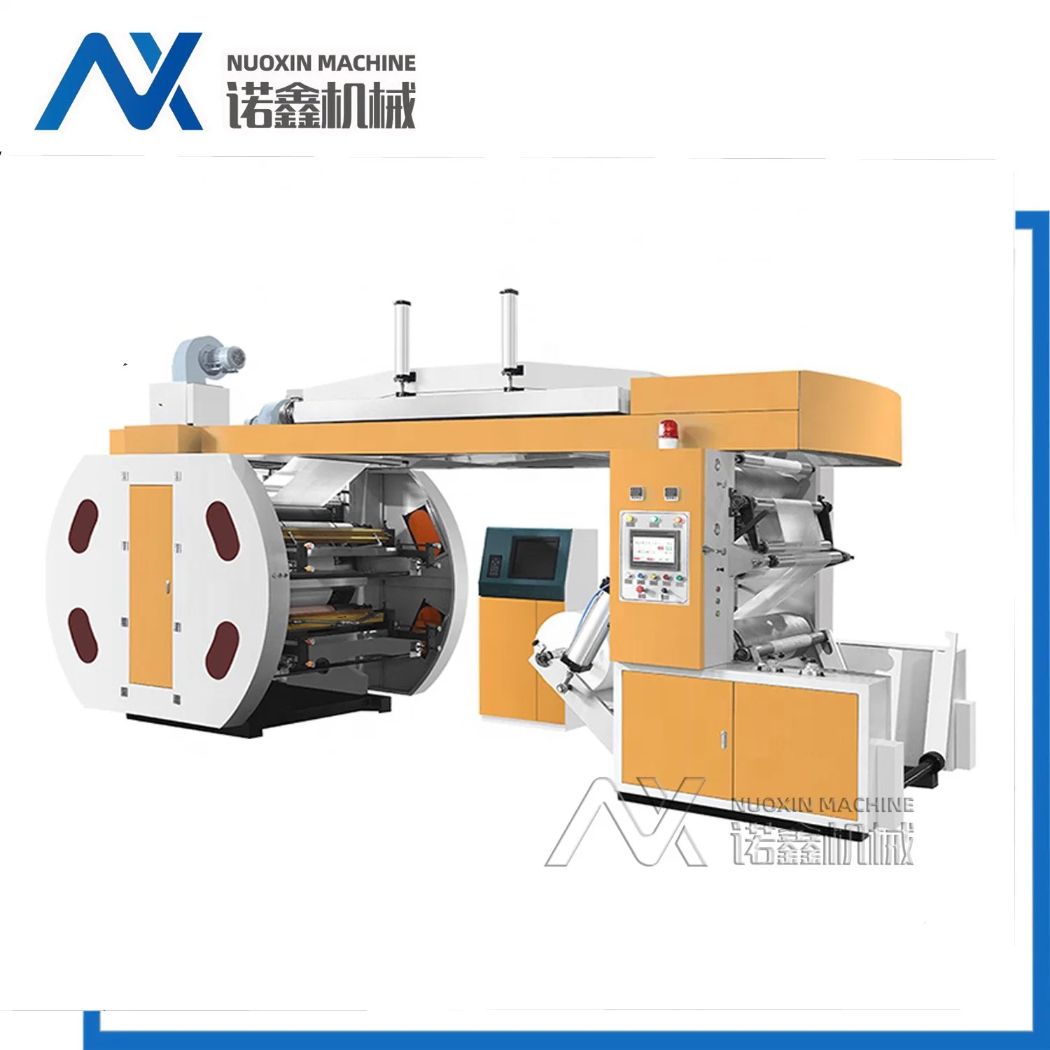 200m/Min 4 Color Flexographic Printing Machine (Central drum type)