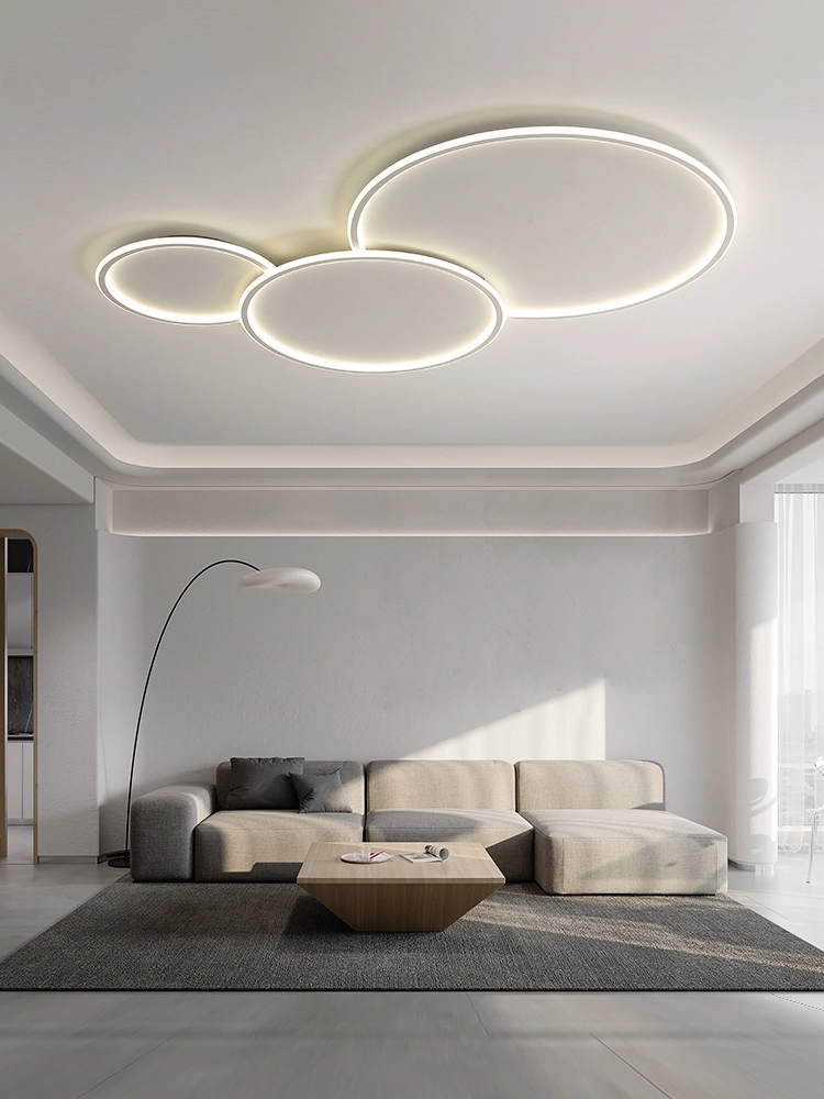 Super Skylite LED Ledflush Mount Light Black Home Indoor Living Room Modern Ceiling Chandelier Lighting