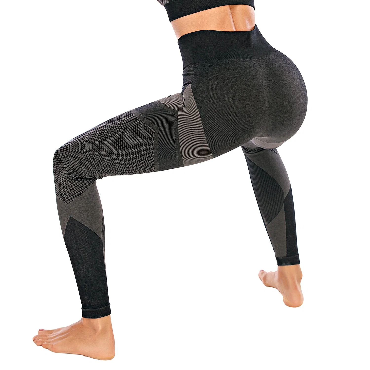 Frauen Hoch Taillierte Nahtlose Booty Workout Yoga Hose