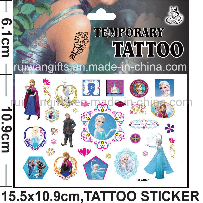 Autocollant Fashional imperméables tatouage temporaire Body Art (CG067)