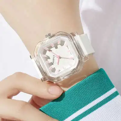 Eco-Friendly OEM Plastic Transparent Watch