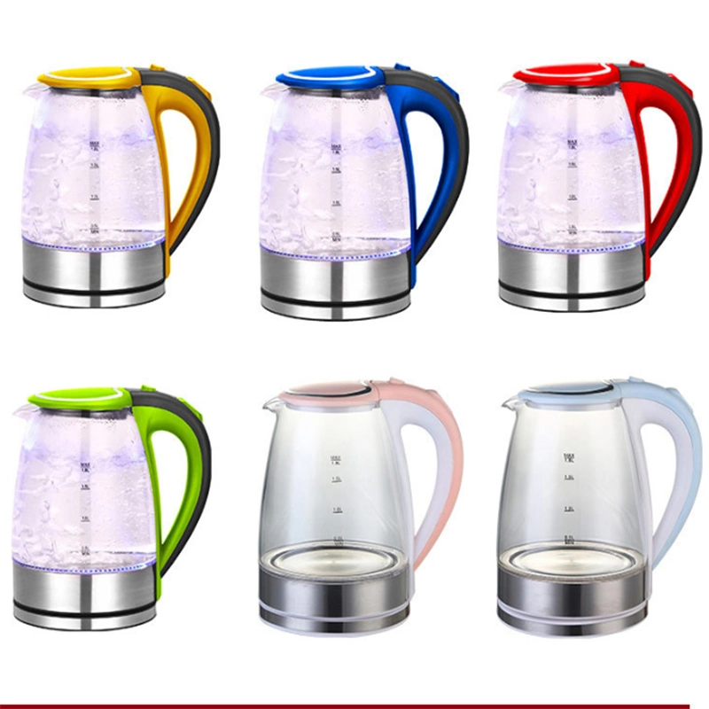 1.8/2.0L Stainless Steel Heater Glass Electrical Kettle Sk-G21