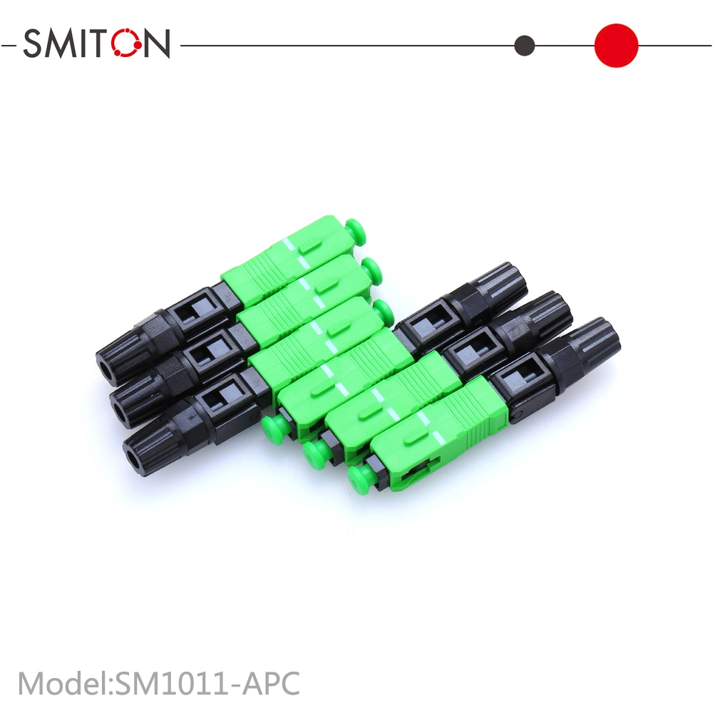 Sc/APC Fiber Optic Fast Connector Single Mode Optical Fiber Cable Quick Connector