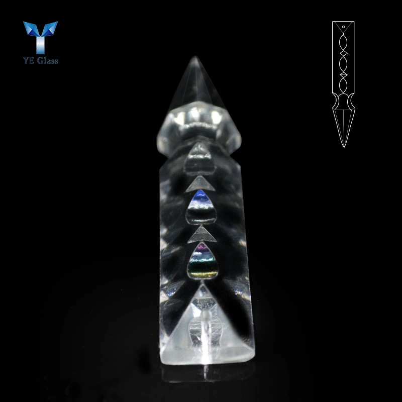 Hochwertige K9 Kristall Anhänger Kronleuchter Rockets Head Kristallglas