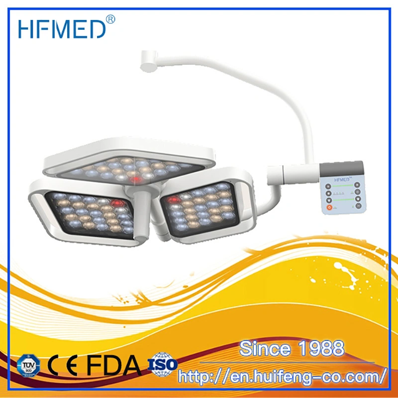 LED hospitalar Shadowless Cirúrgica da lâmpada de funcionamento da China Equipamentos Médicos (HF-L3+4)