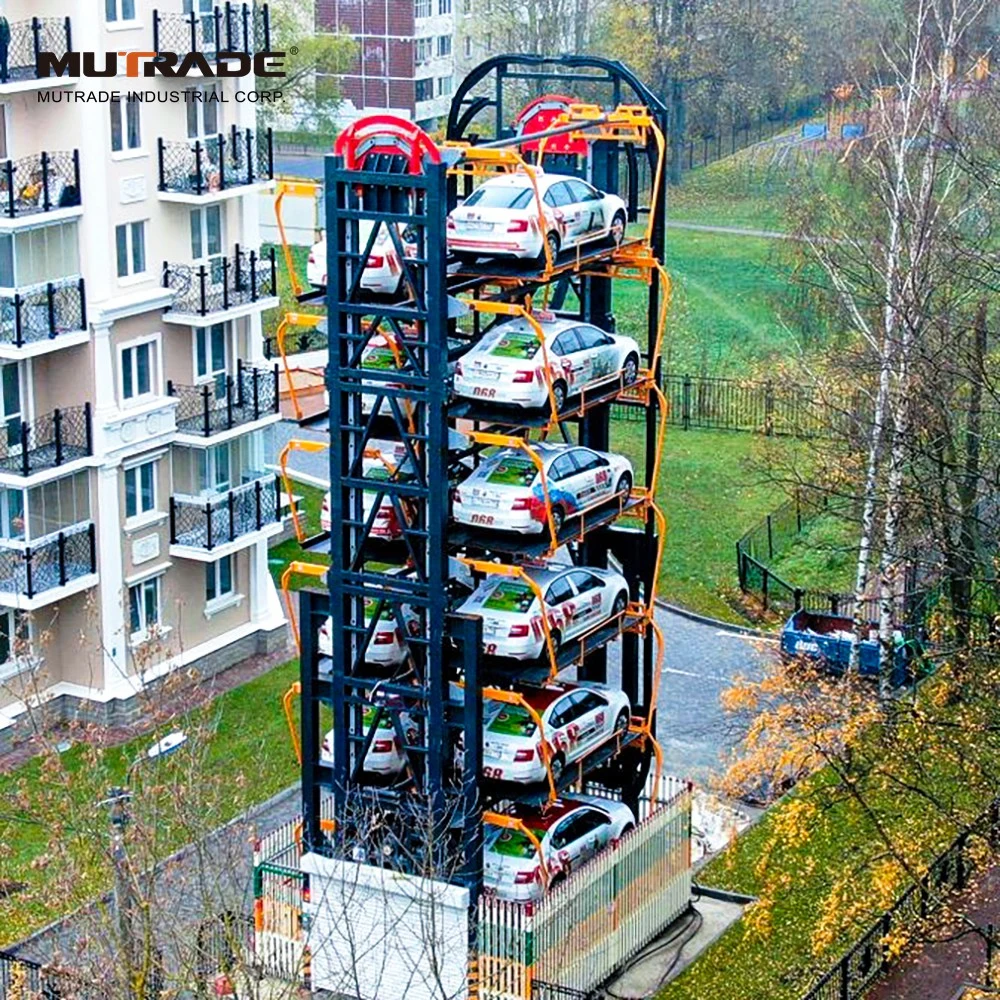 8-20 coches Automotores instalación rápida sistema de estacionamiento vertical de carrusel de alta calidad