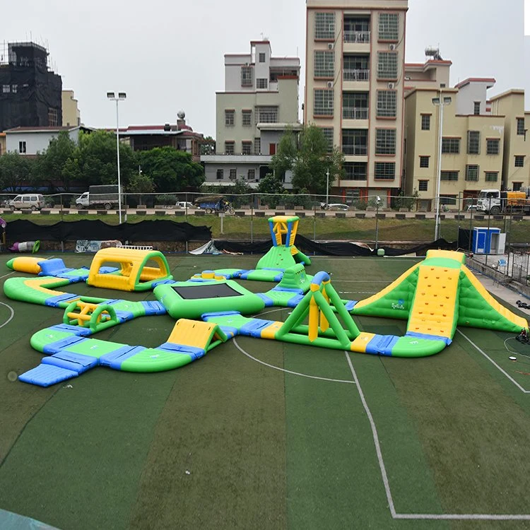 Customized Inflatable Water Park Obstacle Course/ Aquatic Sport Platform Inflatable Floating Water Park Inflatable Water Park Sport Play Equipment Floating Aqua