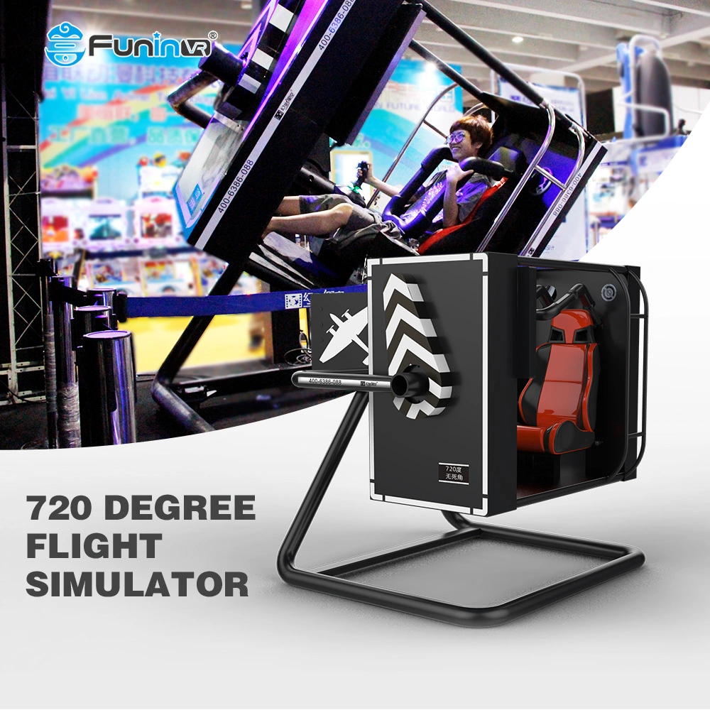 Rotierende 9d VR-Spiel 720 Grad Flight Simulator