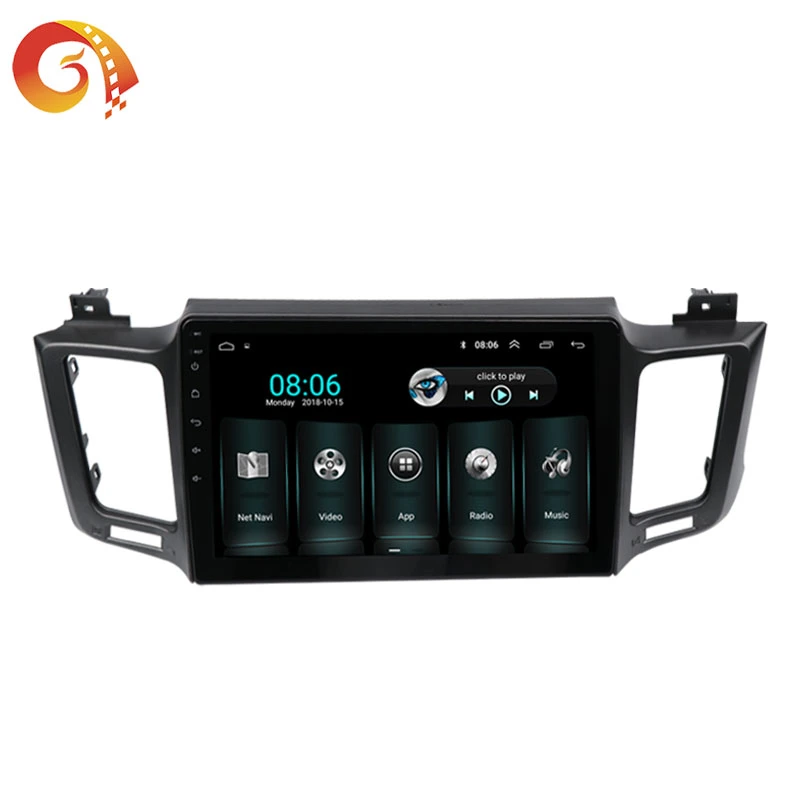 Usine auto Bluetooth radios à écran tactile Android DIN double lecteur de DVD pour voiture Honda RAV4 12-16