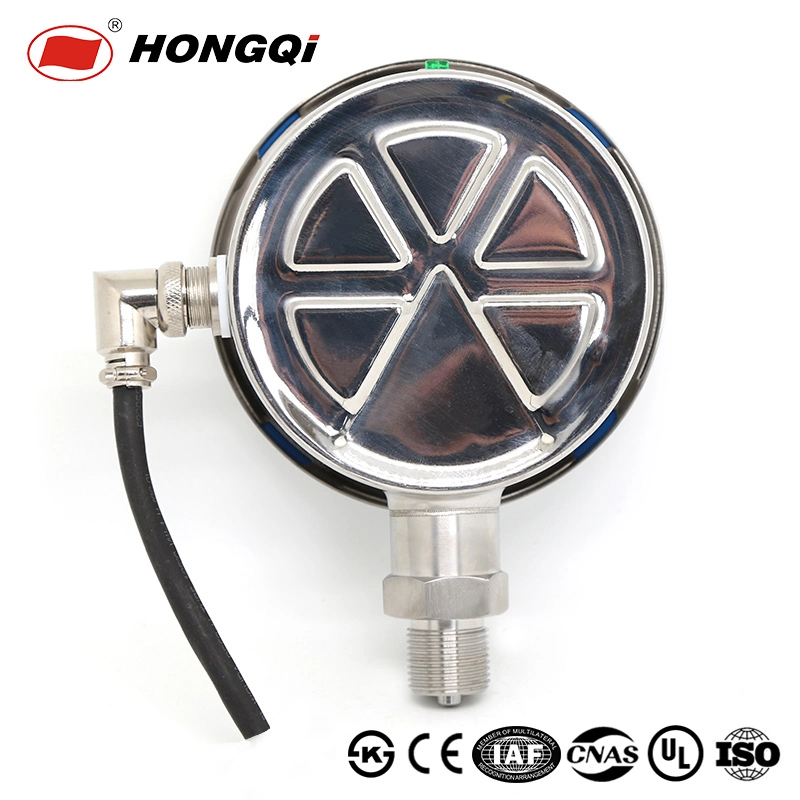 High Precision Digital Fuel Oil Air Hydraulic Pressure Gauge Stainless Steel LCD Display Pressure Meter