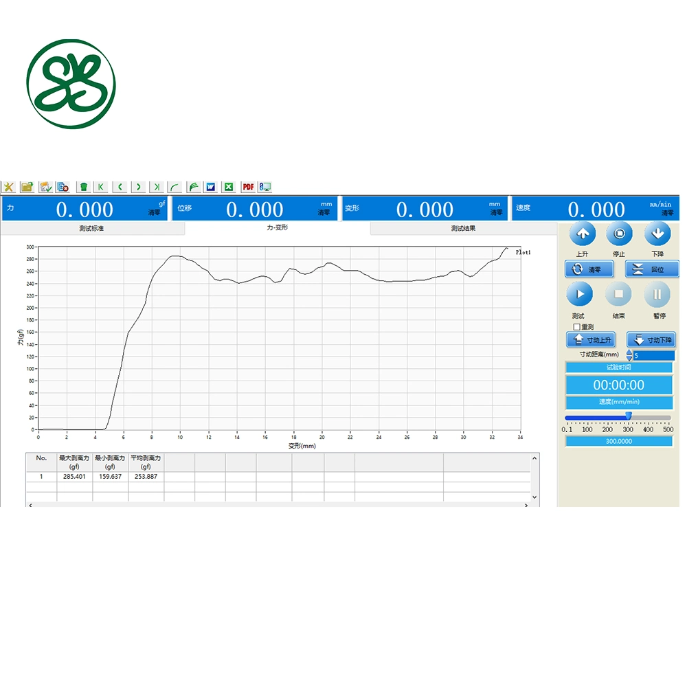 90 Degree Peeling Force Test Material Testing Machine with 2kg/19.6n