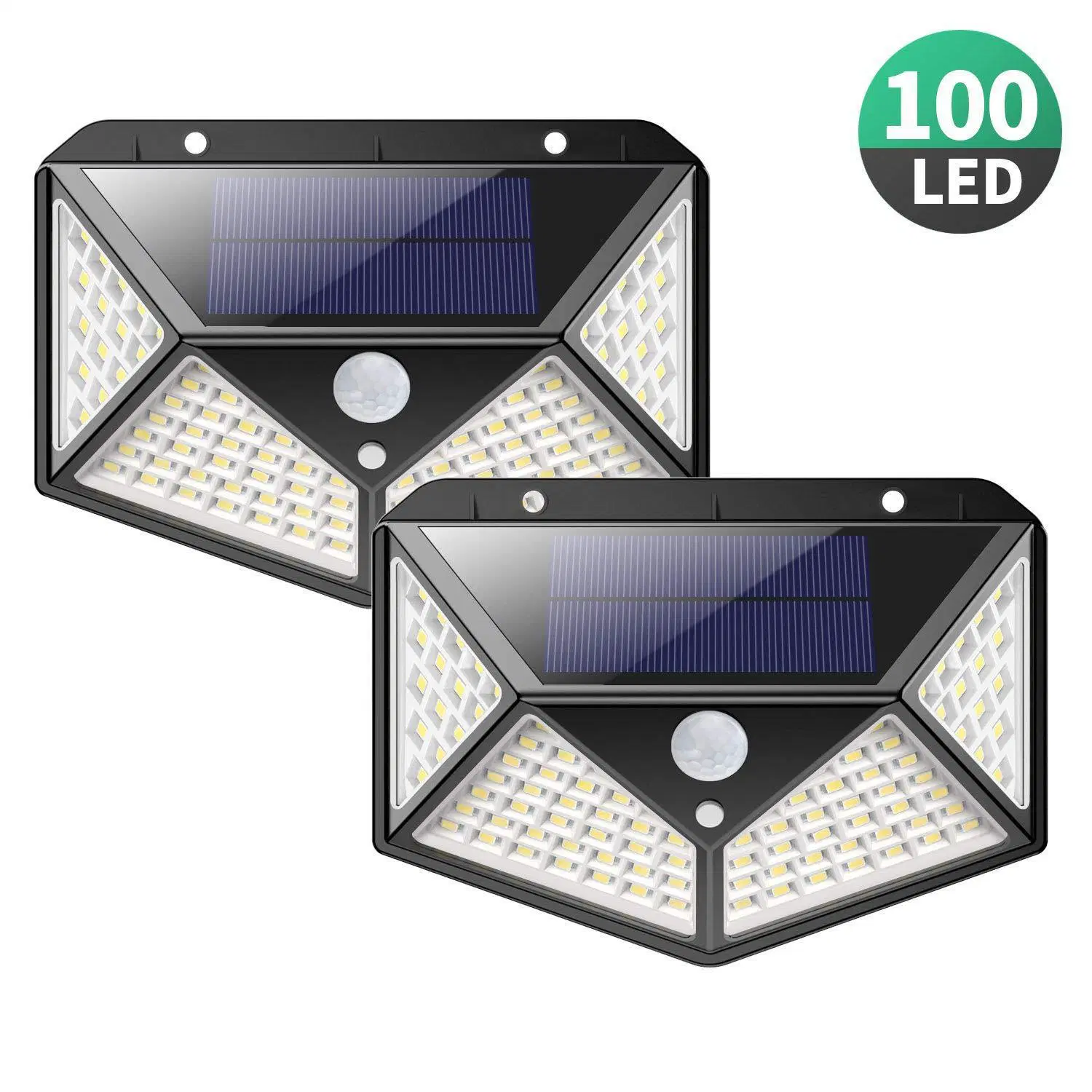 Aplique LED Solar Sensor de movimento, indução humana, Courtyard IP65 Aplique para jardim com iluminação de parede exterior e escadas à prova de água