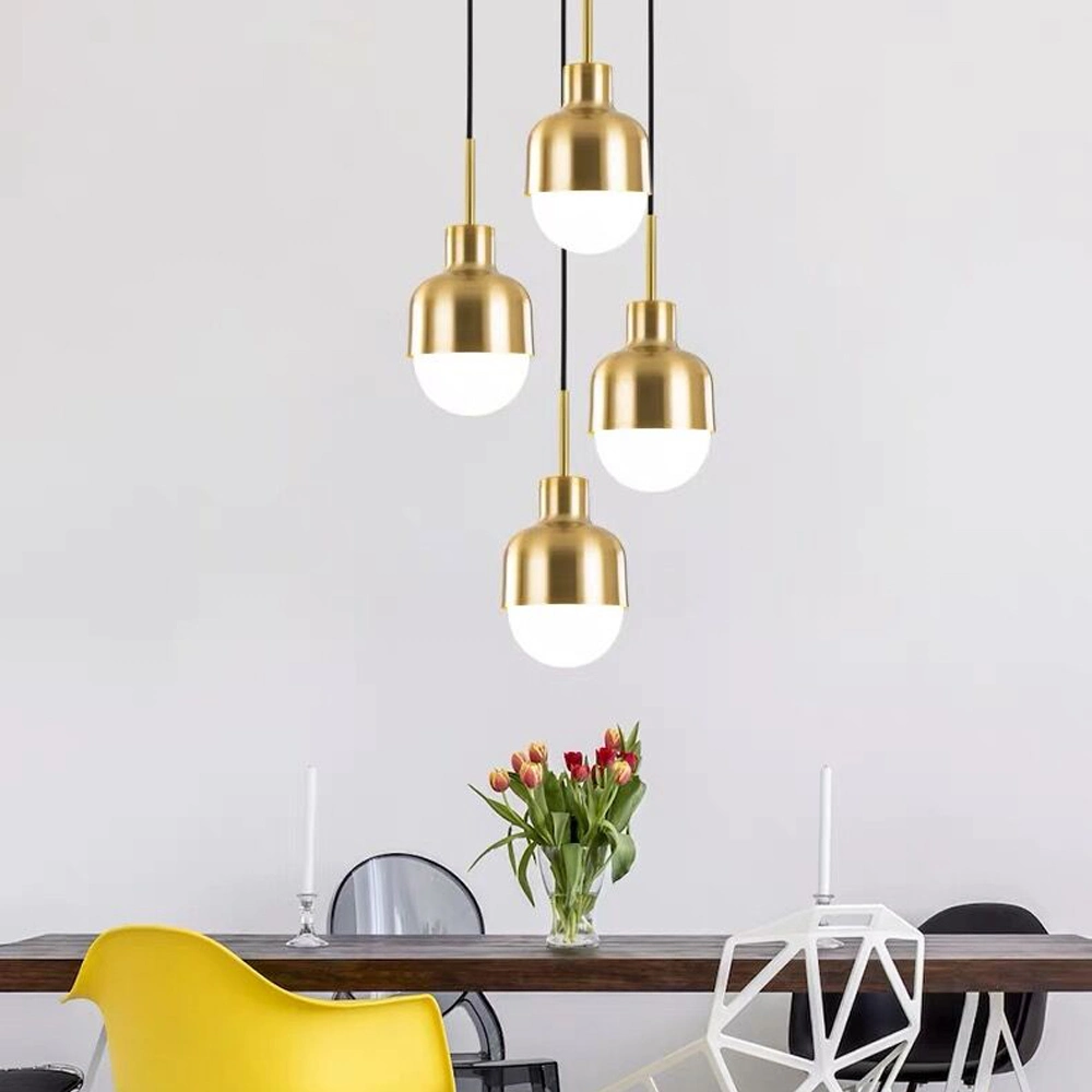 Minimalist Pendant Light Nordic Decoration Ball Lamp for Bedroom Dining Room Gold Pendant Lamp (WH-AP-268)