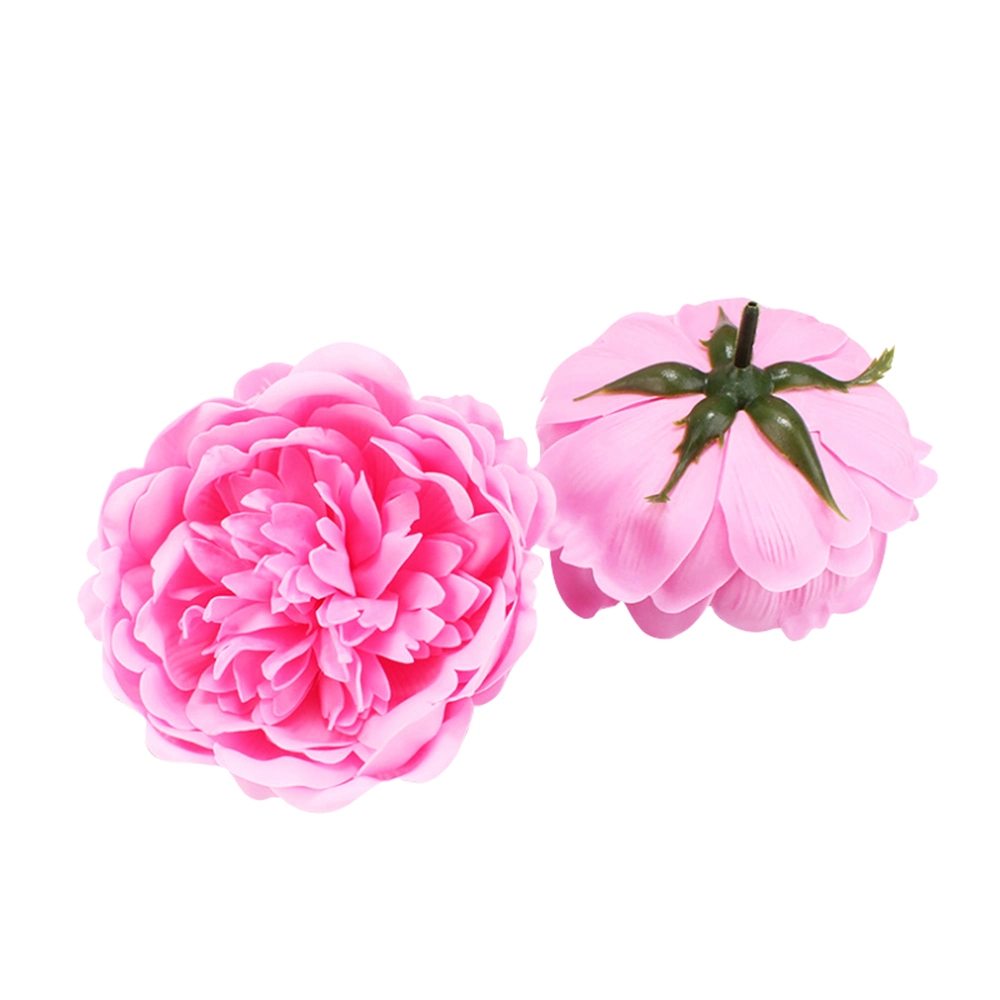 Rosa decorativa llena de color pétalos de rosa de las cabezas de flor jabón