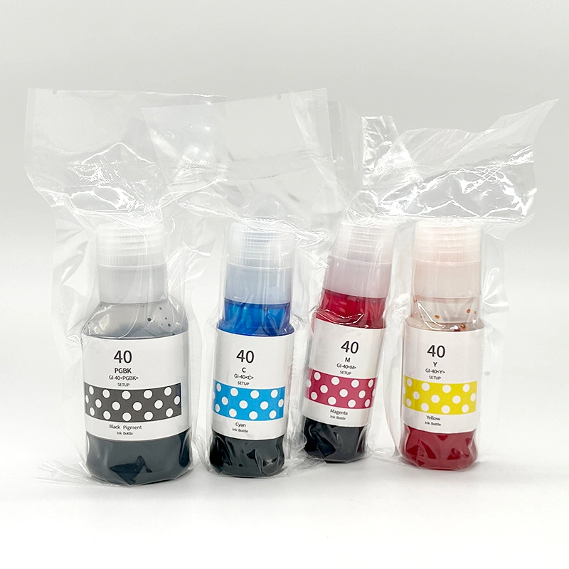 Inkjet Refill Ink for Canon Gi-10/Gi-20/Gi-30/Gi-40/Gi-50/Gi-60/Gi-70/Gi-80/Gi-90 Series Printers