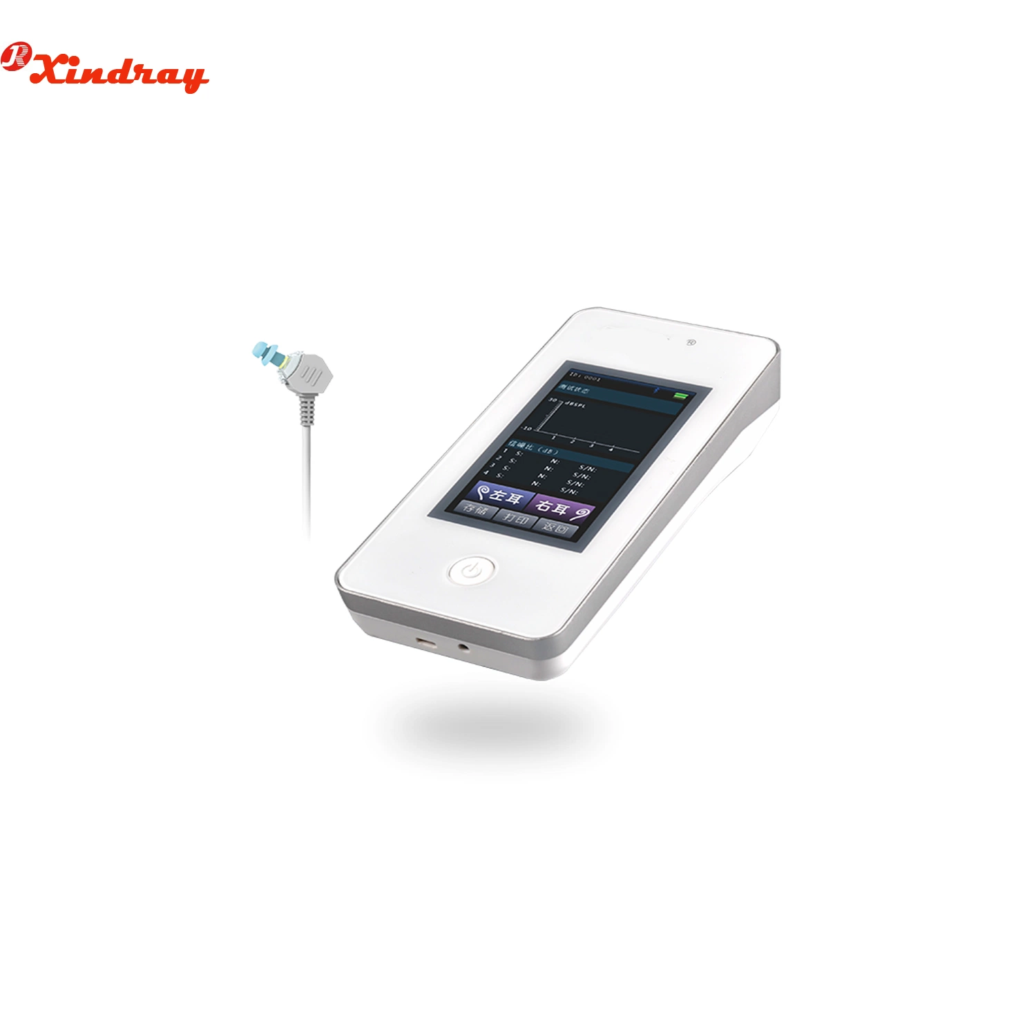 Hospital Medical Equipment Newborn Portable Dpoae and Teoae Infant Oae Hearing Screener