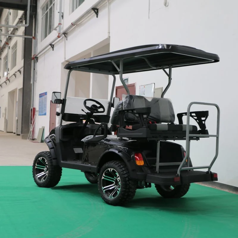 El parabrisas eléctrico de 4 plazas para el carrito de golf puede plegarse