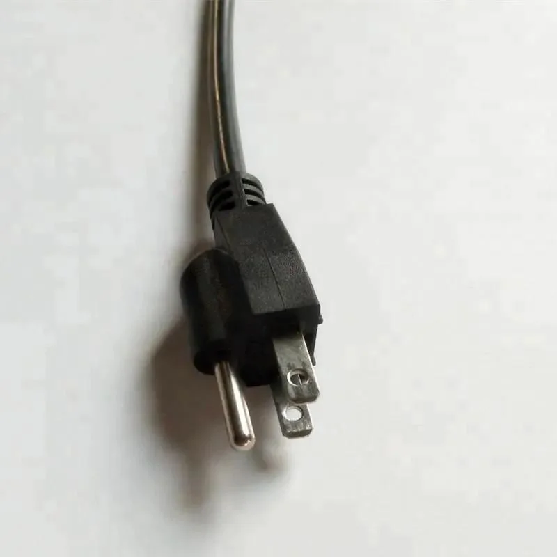 American/US 3-Pin 18AWG/16AWG/14AWG Netzkabel Stecker Factory Direct Sales, Support Customization