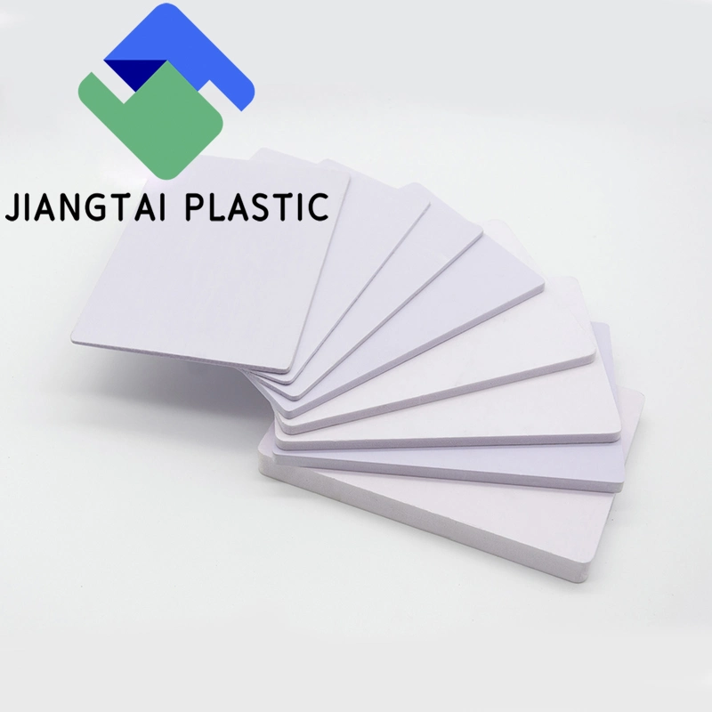 Jiangtai Plastic Foam Board Rigid PVC Celuka Board PVC Sheet for Bathroom Door