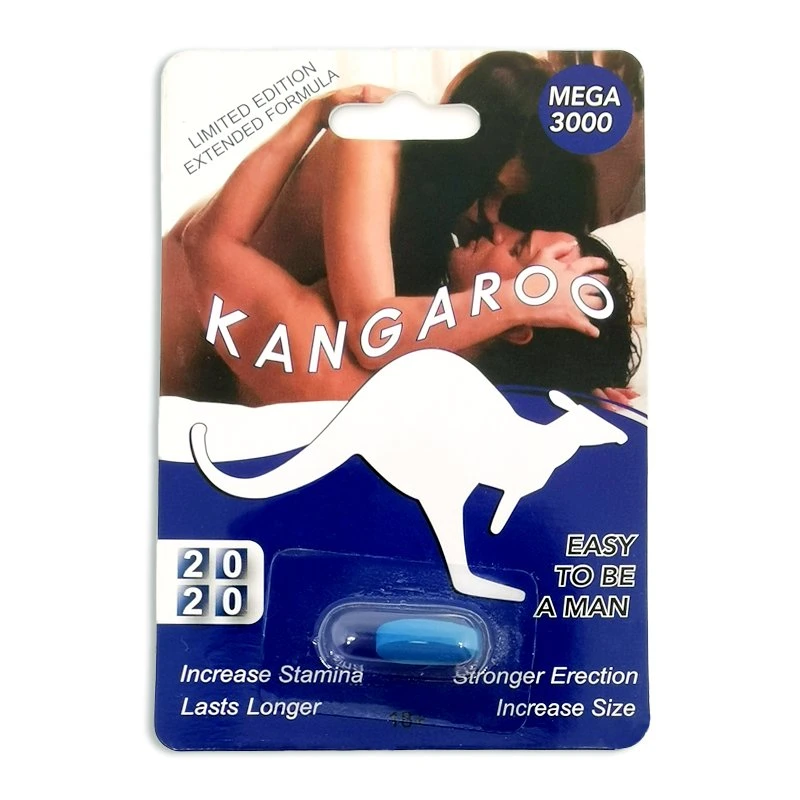 Wholesale/Supplier Kangaroo Mega 3000 Male Sexual Enhancer 12 Pill Bottle Best Price
