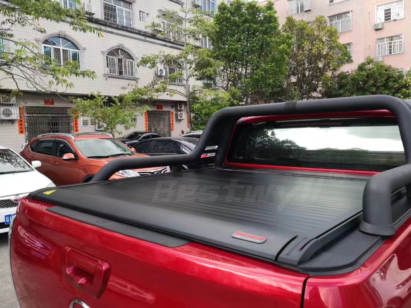 BESTWYLL Hard Bed Pickup Truck Auto Roller Lid Shutter Electric Retractable Tonneau Cover for Great Wall Gwm Cannon Vanta E-K35A