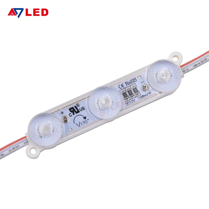 175 Deg DC 12V Daylight White 1.08W Injection LED Module Backlight 2835 SMD Decorative LED Module Light for Letter Sign Advertising with LED Driver