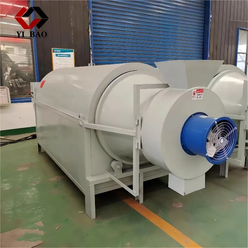 Forage Food & Beverage Factory, Food & Beverage Shops Durable Grass Wood Saw Dust Rotary Drum Dryer Machine Herb Drying Equipment