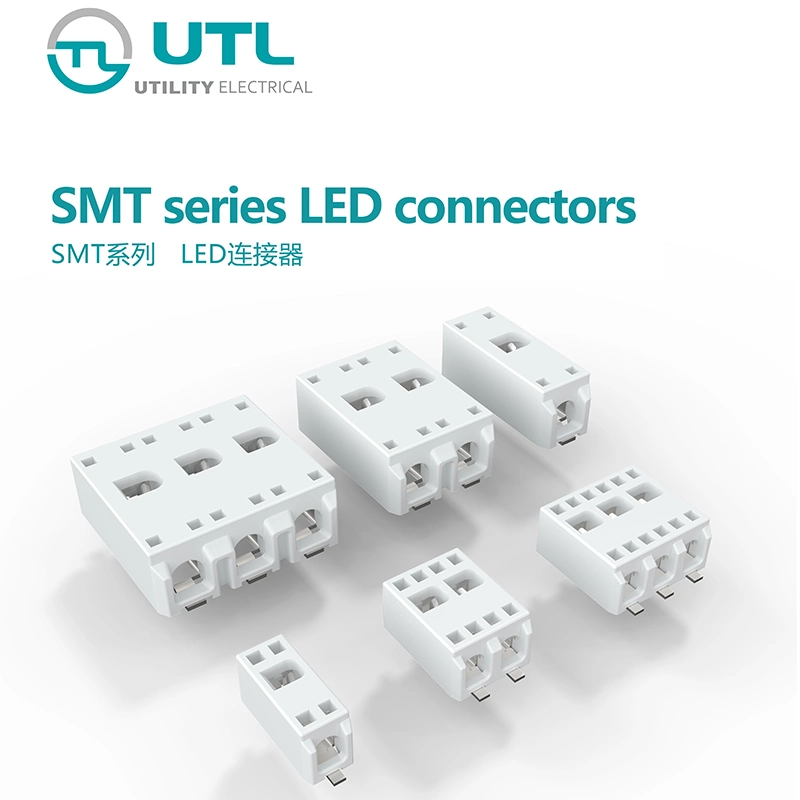 SMT Type Wire Fast Connectors (Push-in) for LED Rigid Strip