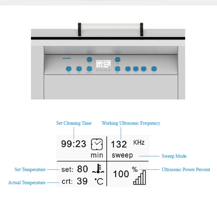 RM85 Dual Frequency High Power Customized Engine Ultrasonic Cleaning Machine Industrial Ultrasonic Cleaner