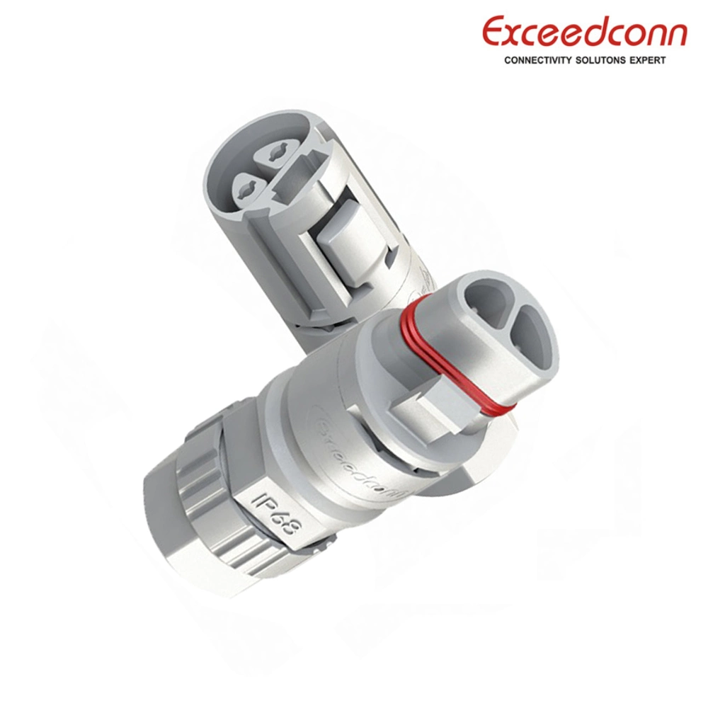 450V AC 2 PIN M16 tornillo abrazadera conectable macho impermeable Conector