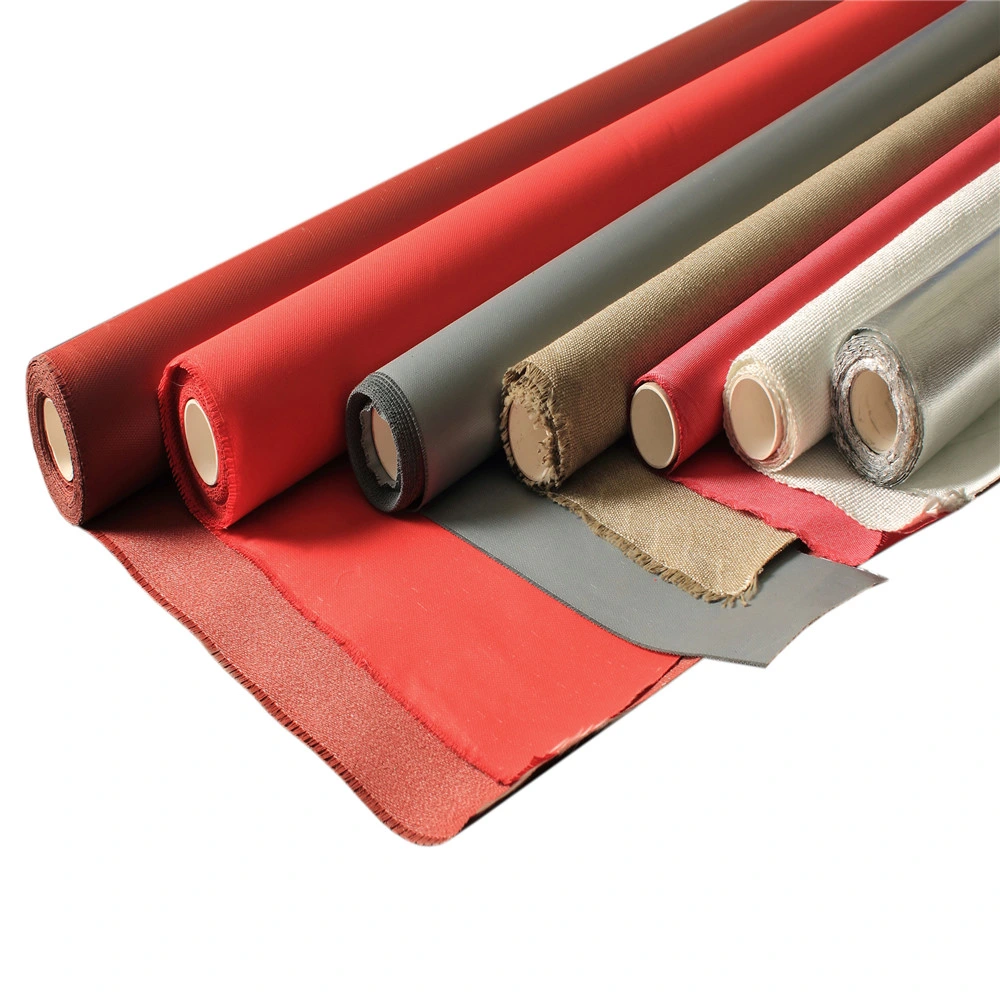 Chinese Manufacturer High Temp Fireproof Thermal Insulation Acrylic Coated Fiberglass Fabric Fire Retardant Acrylic Fiber Glass Cloth