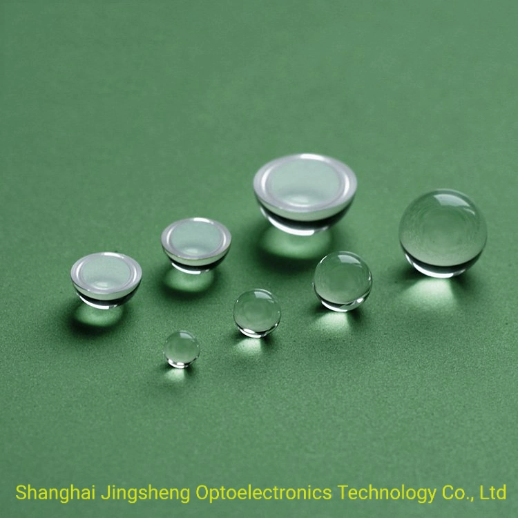 Customized Optical Glass H-K9l Dia. 10mm Hemispherical Ball Lens for Optical Fiber