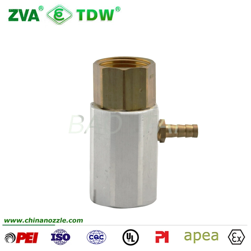 Brass Fuel Hose Coax Adapter Nozzle Coupling Joint (TDW-CA)