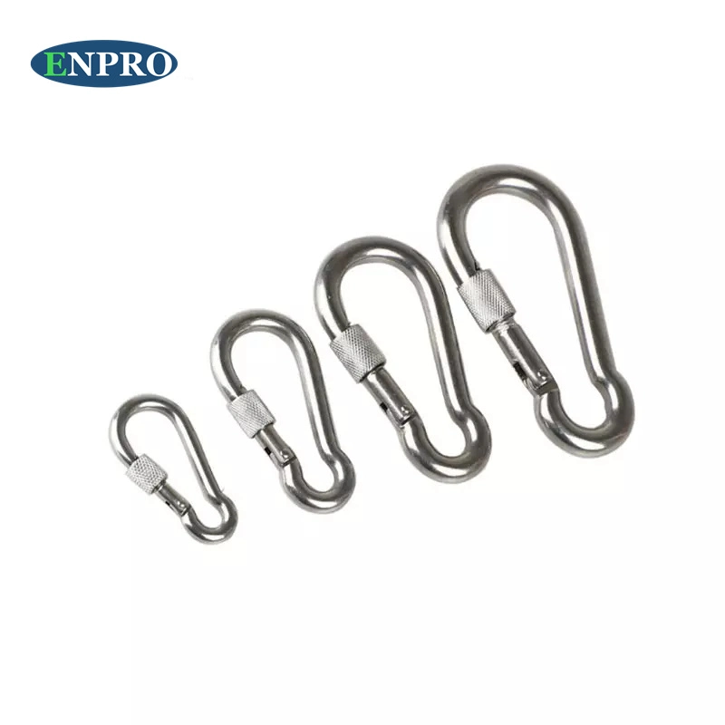 DIN 5299 Stainless Steel Snap Hook Stainless Steel Spring Snap Hook Carabiner Hooks