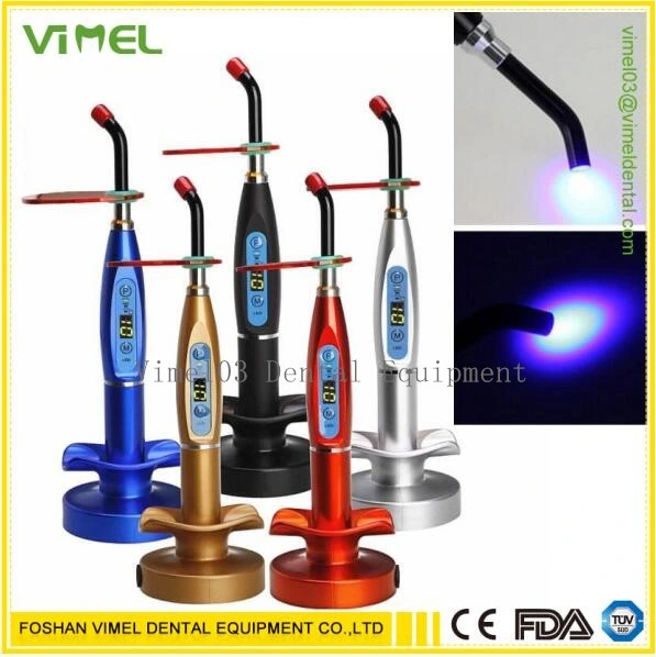 Dental LED Curing Light Lamp Wireless 5W 1500MW Blue Light Plastic