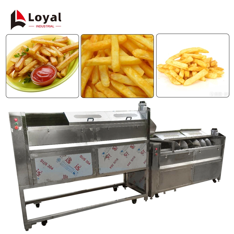 Realiable patatas fritas de la línea de procesamiento de la máquina de Patatas Fritas popular línea de embalaje