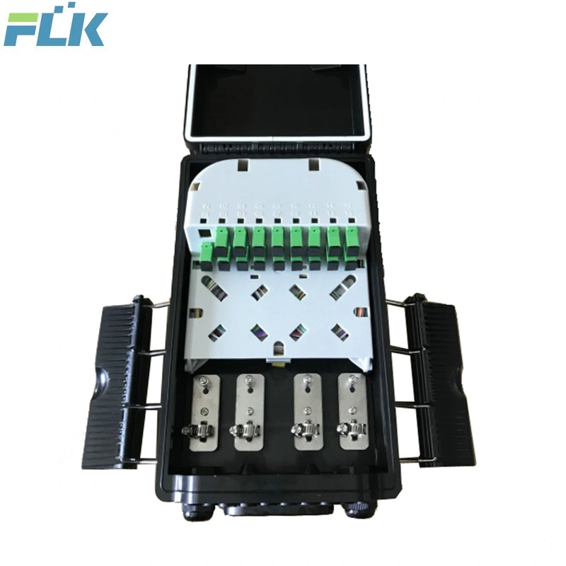 Optical Fiber High-Quality ABS+UV Plastic Access Terminal Box with Micro PLC Splitter 1X16