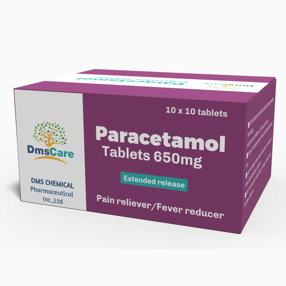 Paracetamol / Acetaminophen Tablets 650 Mg Western Medicine