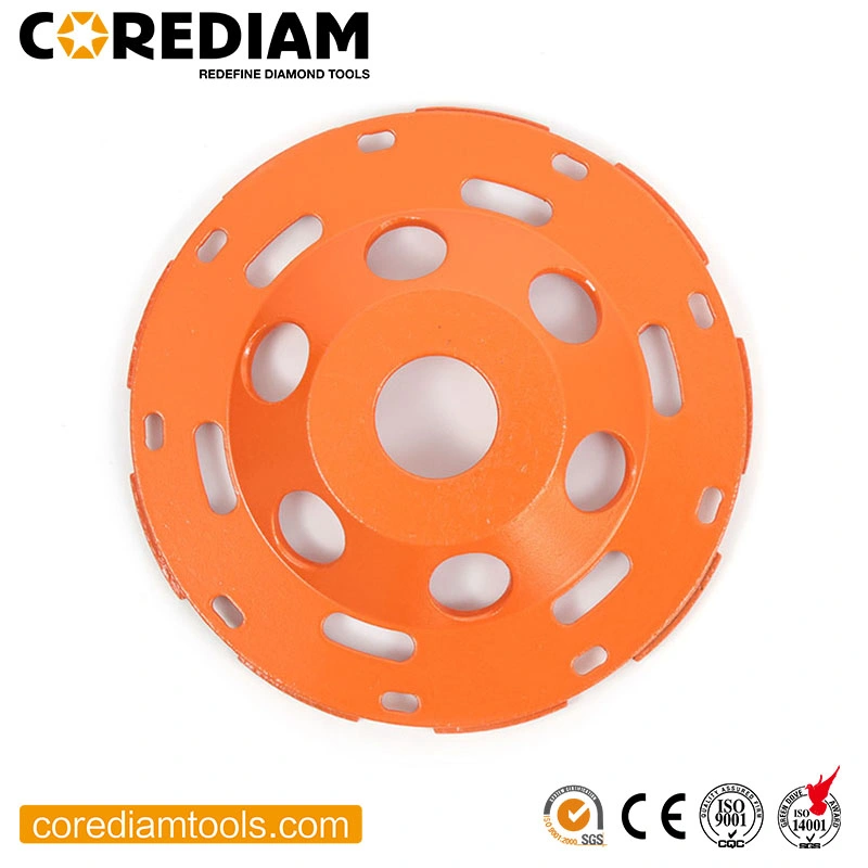 Double Row Diamond Grinding Cup Wheel for Concrete Rough Surface Grinding/Diamond Tool