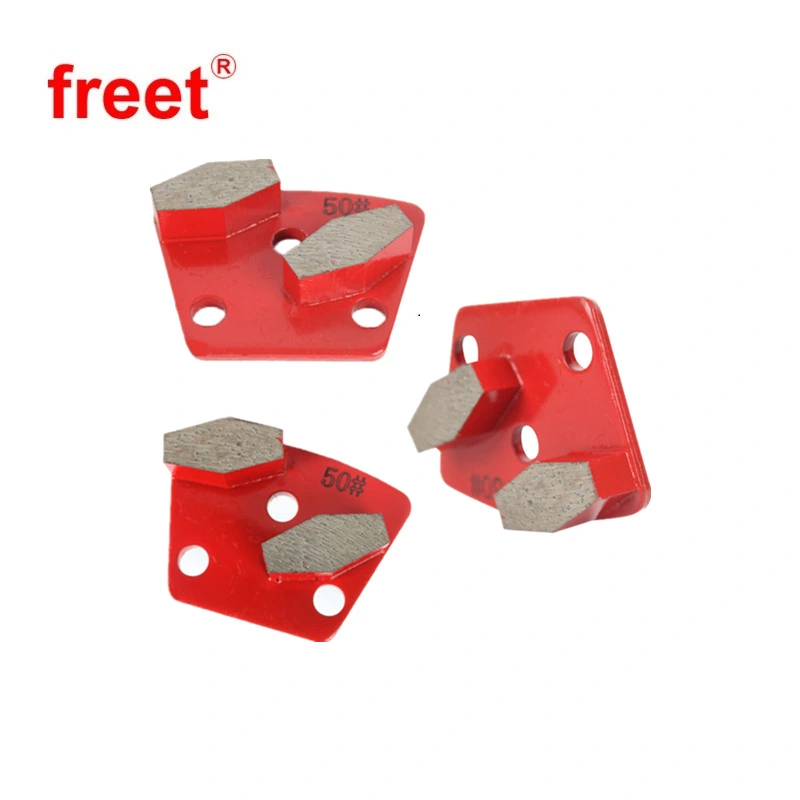 Diamond Redilock Grinding Shoes Blocks Metal Bonded Concrete Tools for Floor Grinder