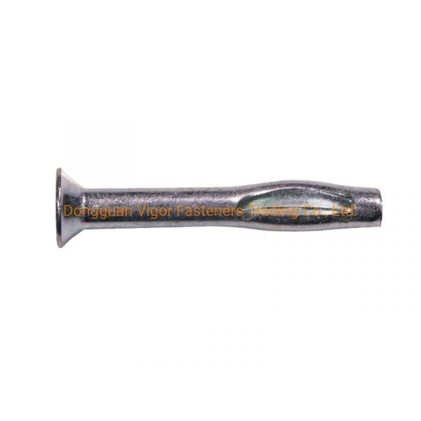 High Tensile Strong Tie Carbon Steel Flat Head Split Drive Anchor Bolt for Construction