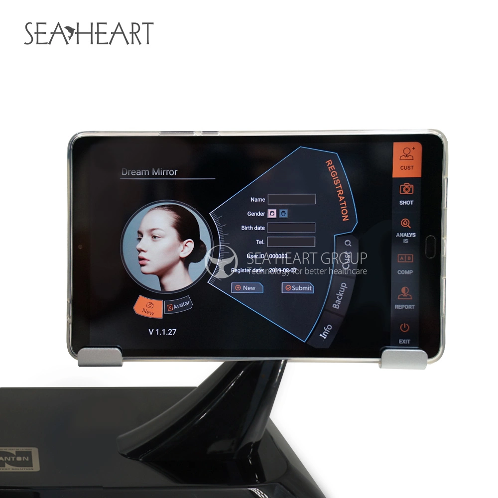 2020 Sea Heart New 3D Smart Skin Analyzer Machine