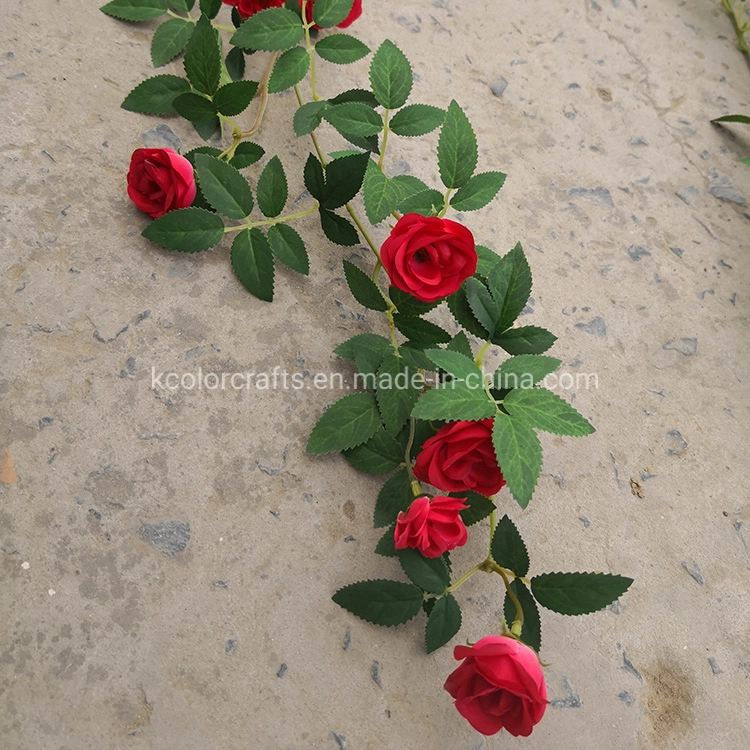 2020 New Designed Wholesale/Supplier Artificial Rose Flower Vine for Decoration