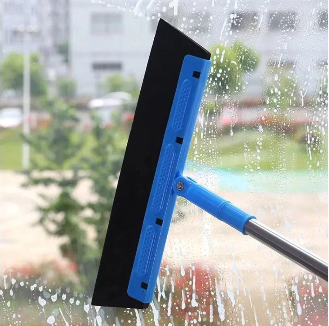 Multi-Functional Floor Scraping Mop Retractable Dust Free Scraper Sweeping Bathroom Toilet Wiper Removable Window Scraper