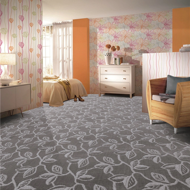 Economic Jacquard Nylon Printed Floral Pattern Wall to Wall Carpet Roll Factory Wholesale/Suppliers Hotel Commercial Office Home Carpet Removable