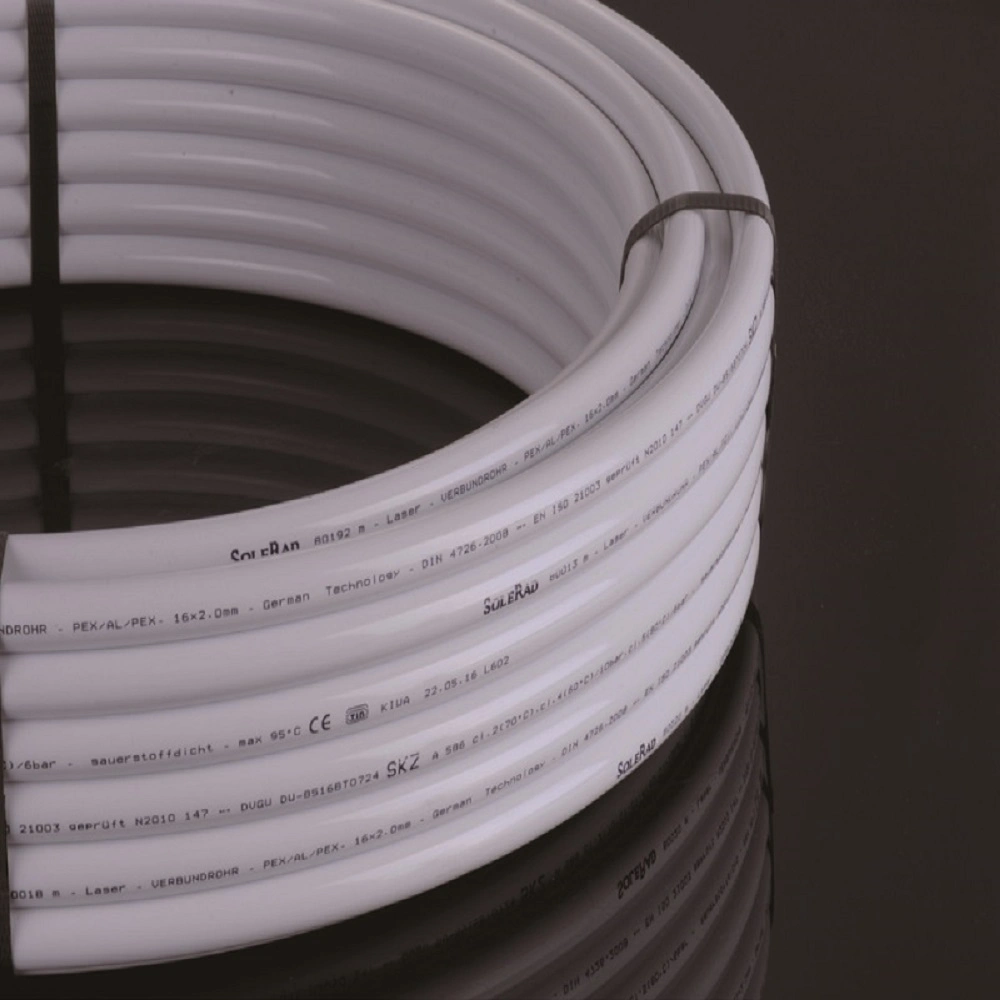 100m 200m 300m 500m Coil in White 16mmx2.0mm 1216 Mlcp Pex Pipe with Wras Certification for Heating