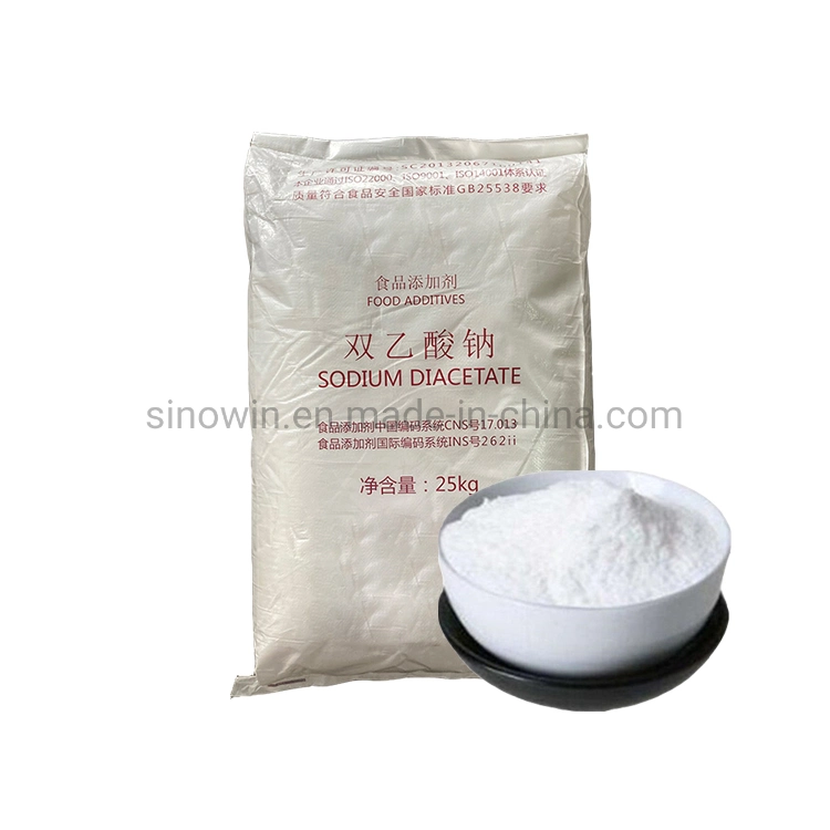 Factory Supply E262 Food Grade Additives Preservative Sodium Diacetate for Fast Food Juice Pickled Food